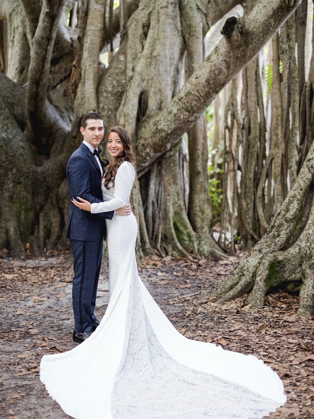 Pronovias Navy Blue Tuxedo Jacket and Trousers